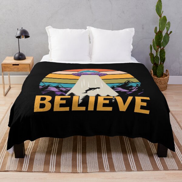Item preview, BELIEVE UFO and Aliens Abduction designed and sold by RoguePixel.