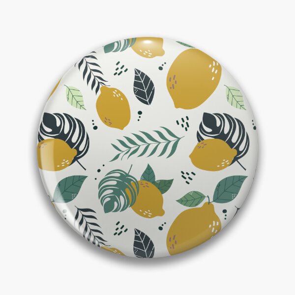 Item preview, Mediterranean Summer Lemons Pattern Design, Lemon Blossom Tree - Lemon Patterns designed and sold by antevasinart.