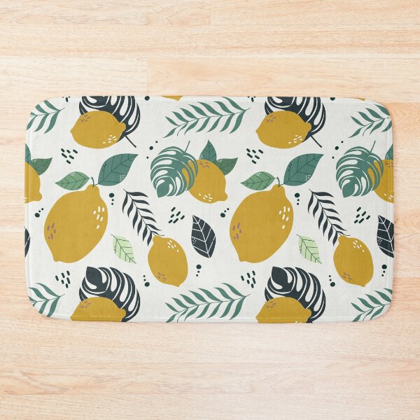 Item preview, Mediterranean Summer Lemons Pattern Design, Lemon Blossom Tree - Lemon Patterns designed and sold by antevasinart.