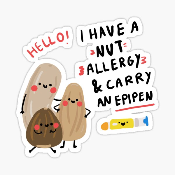 Item preview, Nut Allergy Epipen Awareness designed and sold by Samantha MadeOfAtoms.