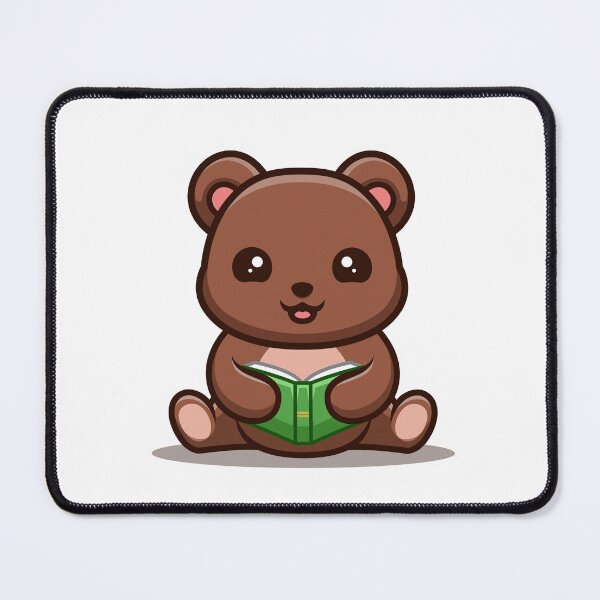 Item preview, Bear Sitting Reading Book Cute designed and sold by GumregaStudio.