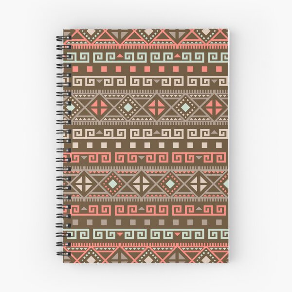 Item preview, Geometric Triangles Compilation in Rose Gold, Aqua and Marron - Multicolor Boho Motif designed and sold by Yeldiz.