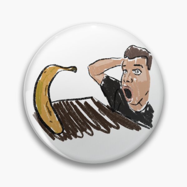 Item preview, guy shocked at banana designed and sold by blastfromtepast.