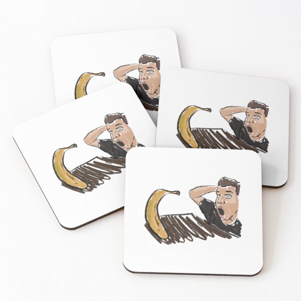 Item preview, guy shocked at banana designed and sold by blastfromtepast.
