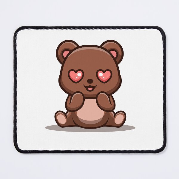 Item preview, Bear Sitting Shocked Cute designed and sold by GumregaStudio.