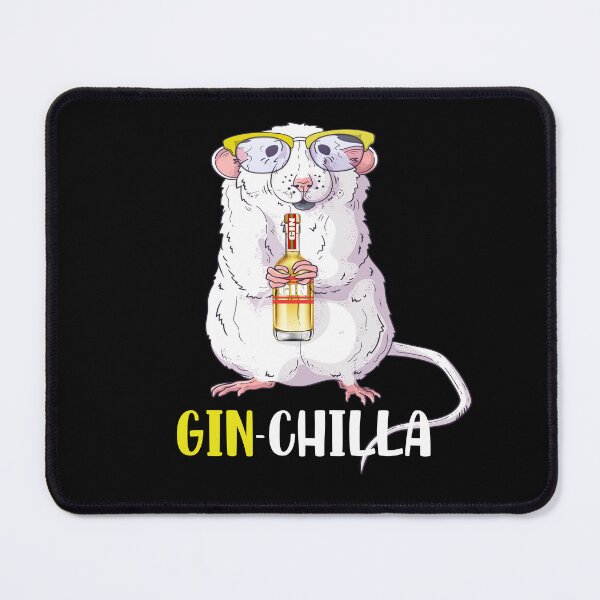 Item preview, Ginchilla Funny Gin Tonic & Longdrink Lover Design designed and sold by nueschka.