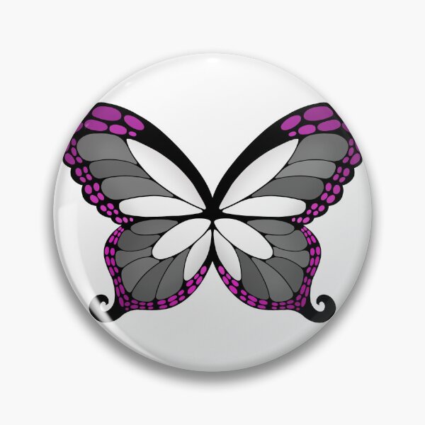 Item preview, Butterfly Wings Asexual Pride Flag designed and sold by Middy's Art.