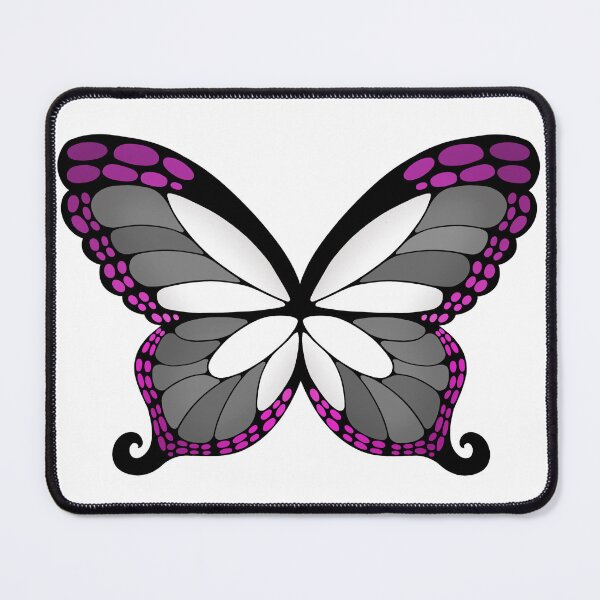 Item preview, Butterfly Wings Asexual Pride Flag designed and sold by Middy's Art.
