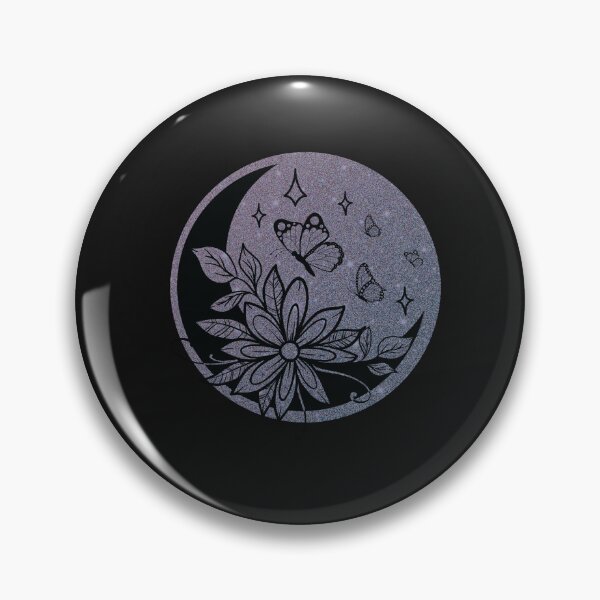 Artikelvorschau, Floraler Mond-Glitter entworfen und verkauft von HappyLifeCreate.