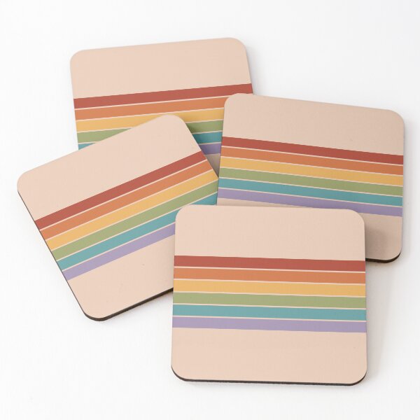 Artikelvorschau, Retro Rainbow Stripes entworfen und verkauft von Arianna Khalil.