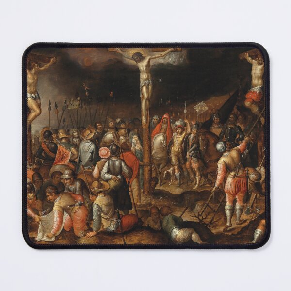 Item preview, The Crucifixion on Mount Calvary | Ambrosius Francken II | 1630 Renaissance Gospel Biblical Art designed and sold by CJET.
