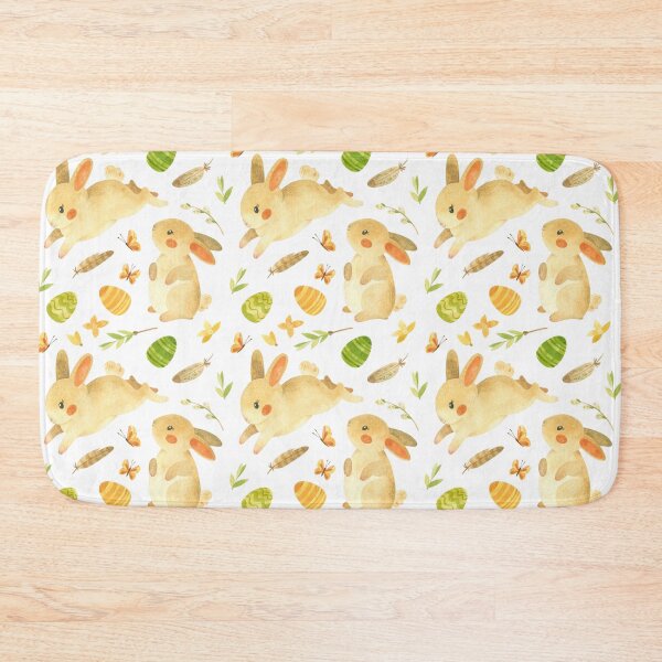 Item preview, Easter bunny watercolor pattern designed and sold by portrait4you.
