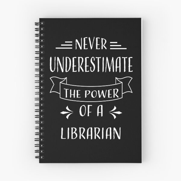 Item preview, NEVER UNDERESTIMATE THE POWER OF A LIBRARIAN designed and sold by LOGPRO.