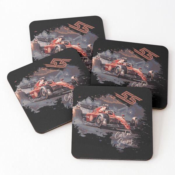 Item preview, Carlos Sainz 55 -  Vintage_Digital art_2025 designed and sold by F1 Studio.