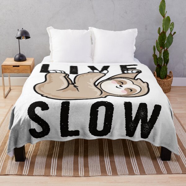 Item preview, Live Slow- Cute Climbing Sloth designed and sold by pablomendoza.