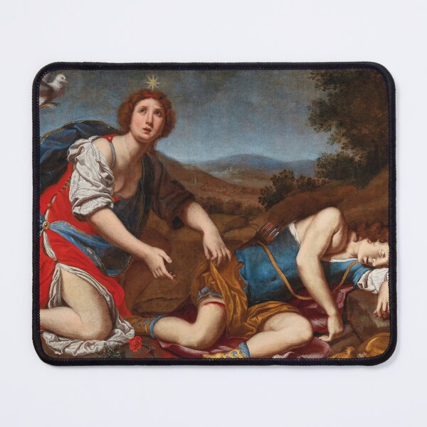 Item preview, The Death of Adonis | Lorenzo Lippi | 17th Century Greek Mythology Art designed and sold by CJET.