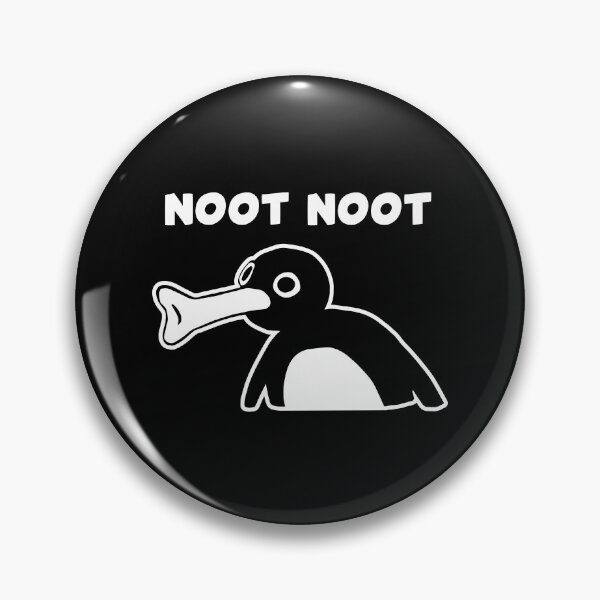 Item preview, Noot Noot Pingu Meme (Black BG) designed and sold by FilipeFerreira.