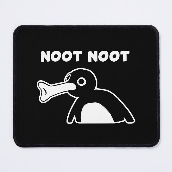 Item preview, Noot Noot Pingu Meme (Black BG) designed and sold by FilipeFerreira.