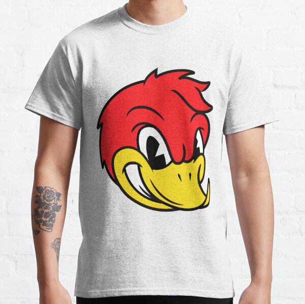 Woody Woodpecker camiseta Pajaro Loco Kelly verde manga larga camiseta  (mediano)