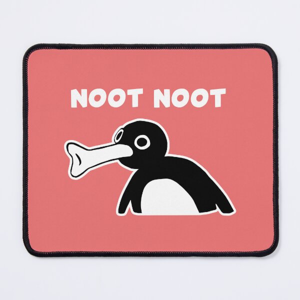 Item preview, Noot Noot Pingu Meme (Coral Pink BG) designed and sold by FilipeFerreira.