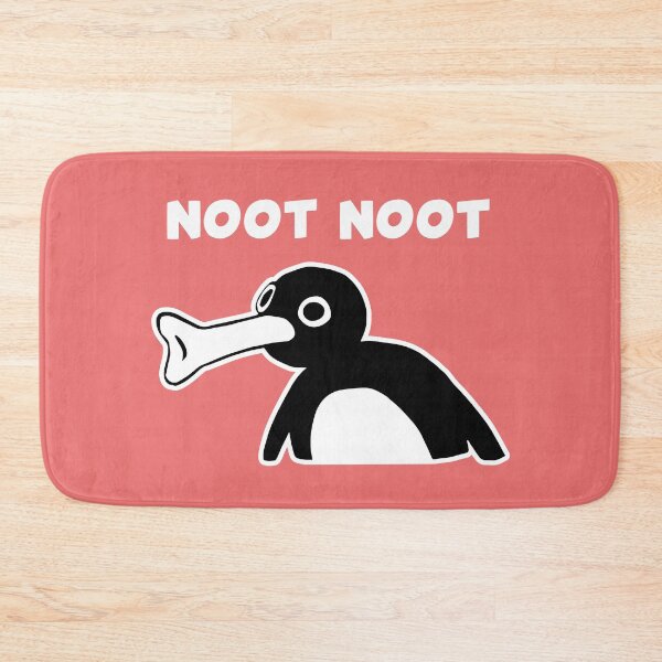 Item preview, Noot Noot Pingu Meme (Coral Pink BG) designed and sold by FilipeFerreira.
