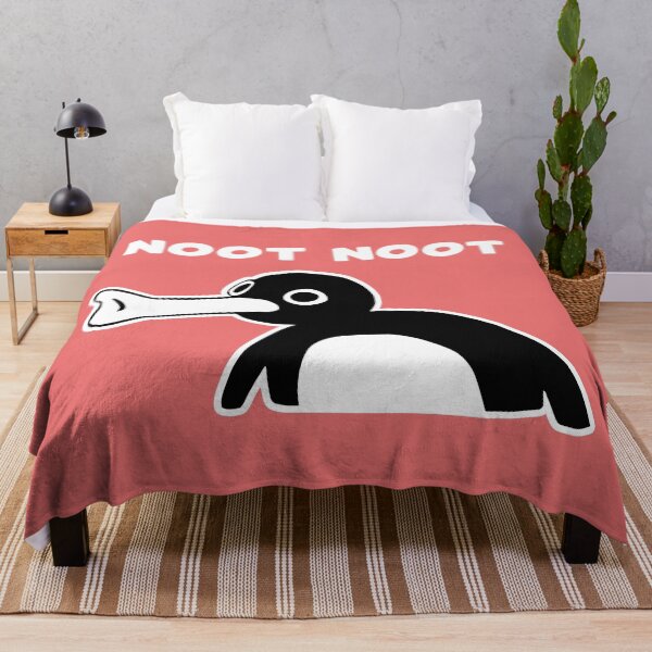 Item preview, Noot Noot Pingu Meme (Coral Pink BG) designed and sold by FilipeFerreira.