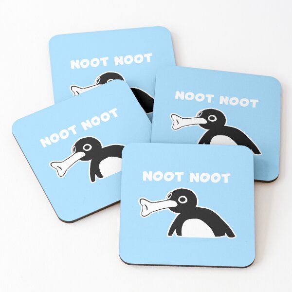 Item preview, Noot Noot Pingu Meme (Light Blue BG) designed and sold by FilipeFerreira.