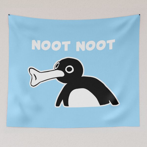 Item preview, Noot Noot Pingu Meme (Light Blue BG) designed and sold by FilipeFerreira.