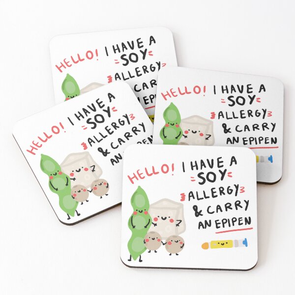 Item preview, Soy Allergy Epipen Awareness designed and sold by Samantha MadeOfAtoms.
