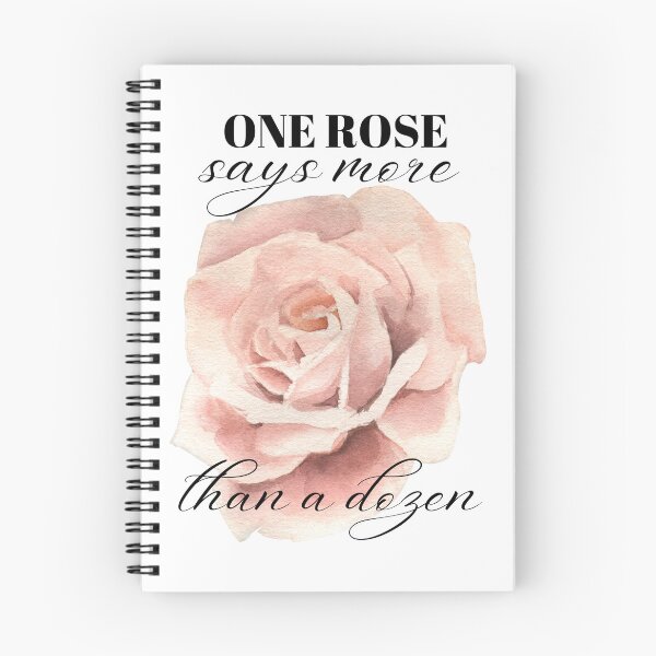 Item preview, ONE ROSE SAYS MORE THAN A DOZEN designed and sold by Inspiretouplift.