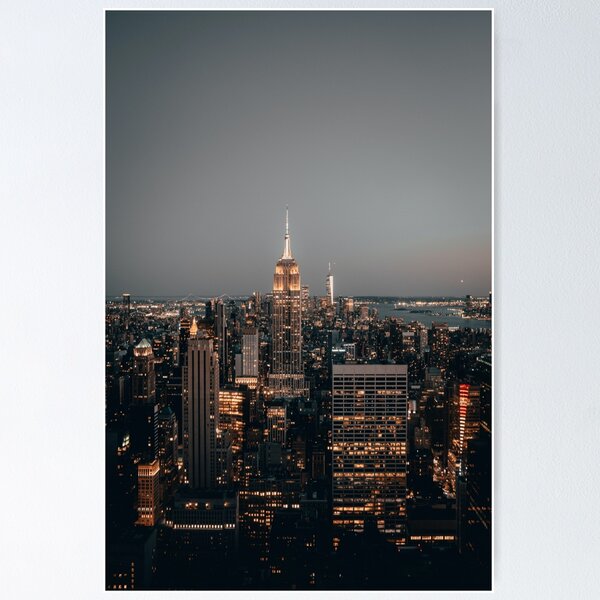 Item preview, New york city at evening designed and sold by MadLeader.