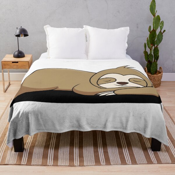 Item preview, Adorable Brown Sleeping Sloth  designed and sold by CreativeCranium.