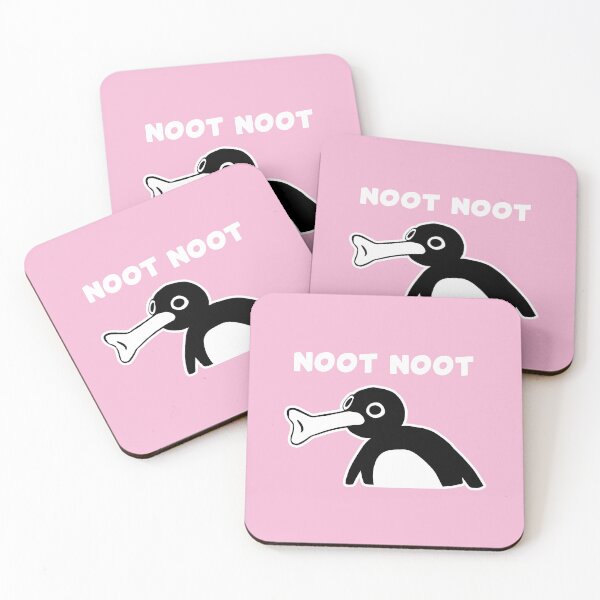 Item preview, Noot Noot Pingu Meme (Light Pink BG) designed and sold by FilipeFerreira.