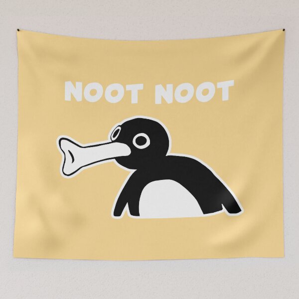 Item preview, Noot Noot Pingu Meme (Yellow BG) designed and sold by FilipeFerreira.