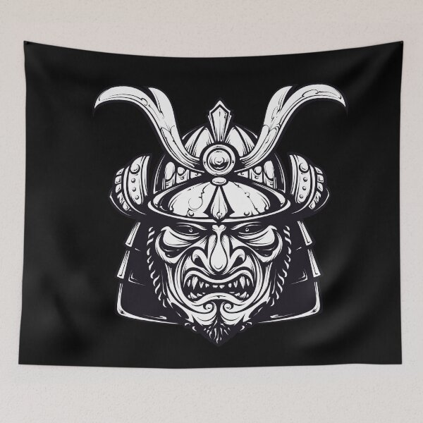 Item preview, Mean Samurai mask designed and sold by Smaragdas.