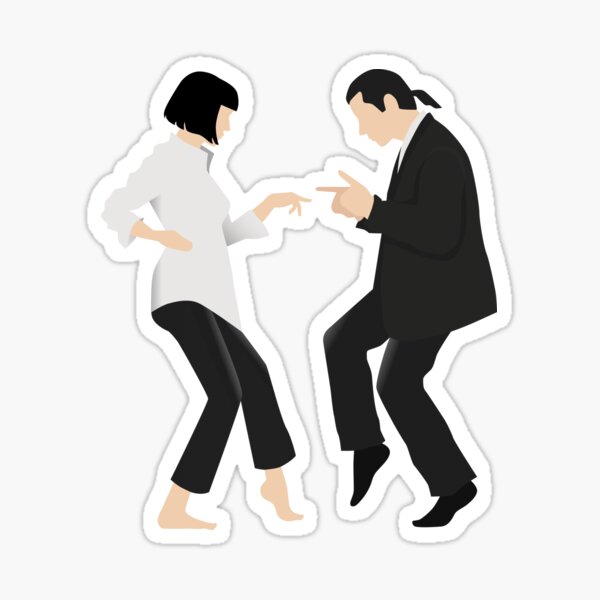 Vista previa del artículo con la obra «Ficción pulpa | bailando 1», diseñado y vendido por clamentine.