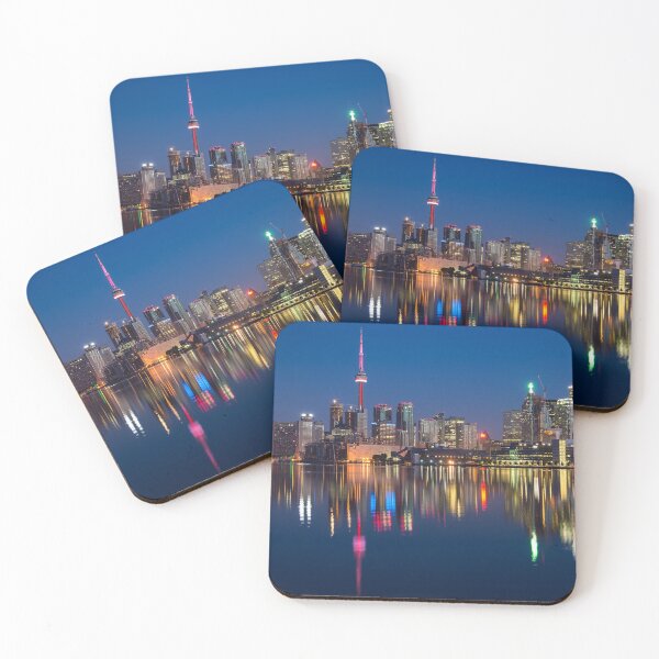 Item preview, Night city view of Toronto in Canada designed and sold by MadLeader.