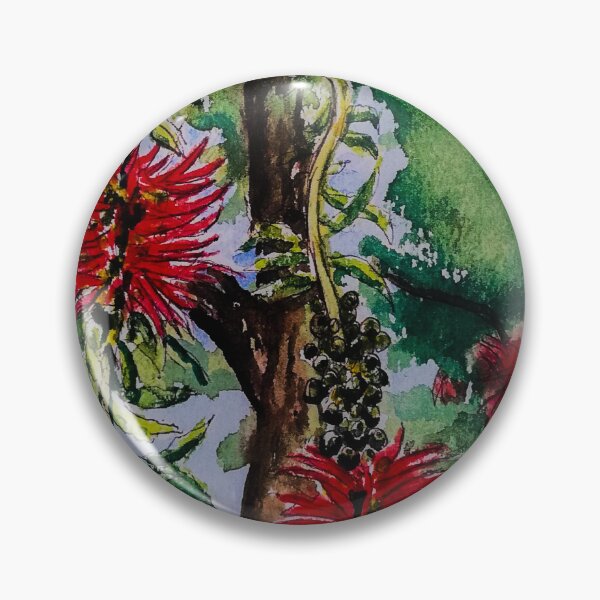 Item preview, Lovingly painted flower designed and sold by Kunterbuntes.