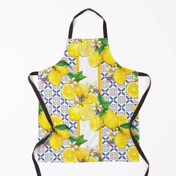 Item preview, Mediterranean Summer Lemons Pattern Design - Mediterranean Tiles designed and sold by antevasinart.