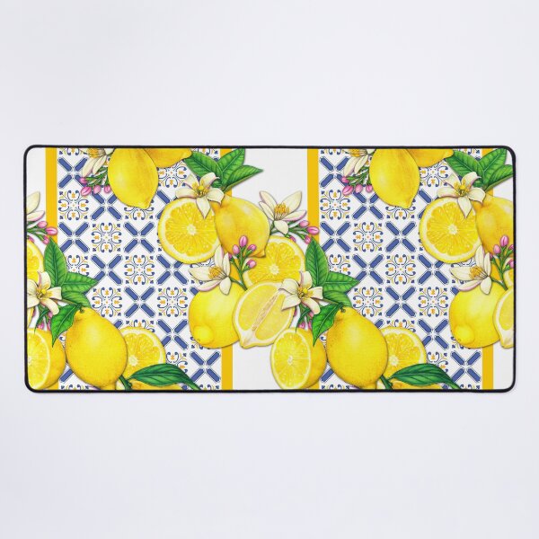 Item preview, Mediterranean Summer Lemons Pattern Design - Mediterranean Tiles designed and sold by antevasinart.