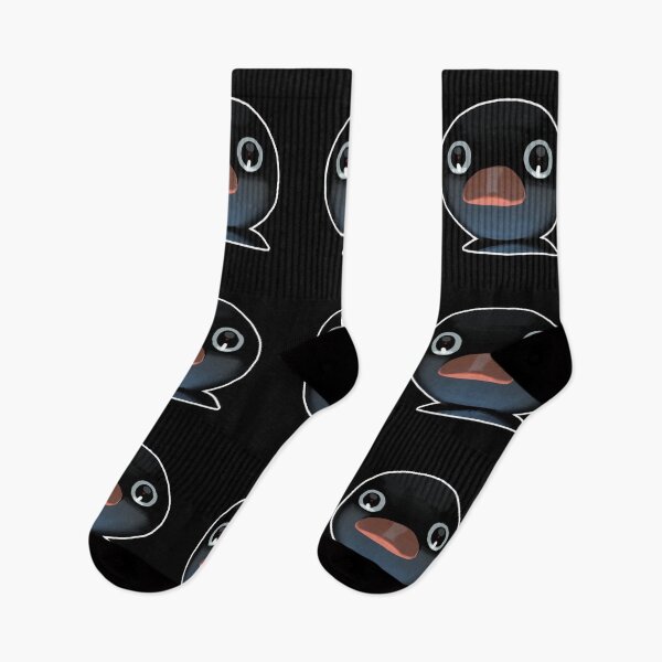 Item preview, Terrified Pingu Meme (Black BG) designed and sold by FilipeFerreira.
