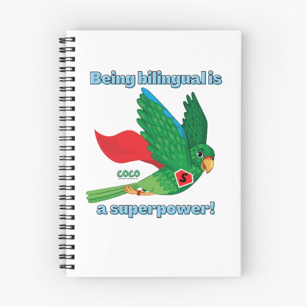 Item preview, Coco the Puerto Rican Parrot Being Bilingual is a Superpower! designed and sold by DiscoverEspanol.