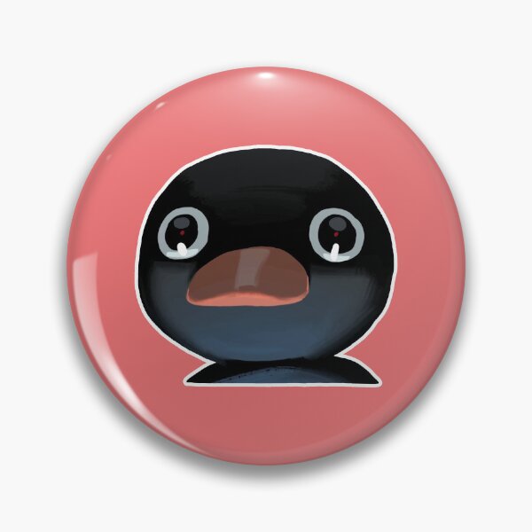 Item preview, Terrified Pingu Meme (Coral Pink BG) designed and sold by FilipeFerreira.