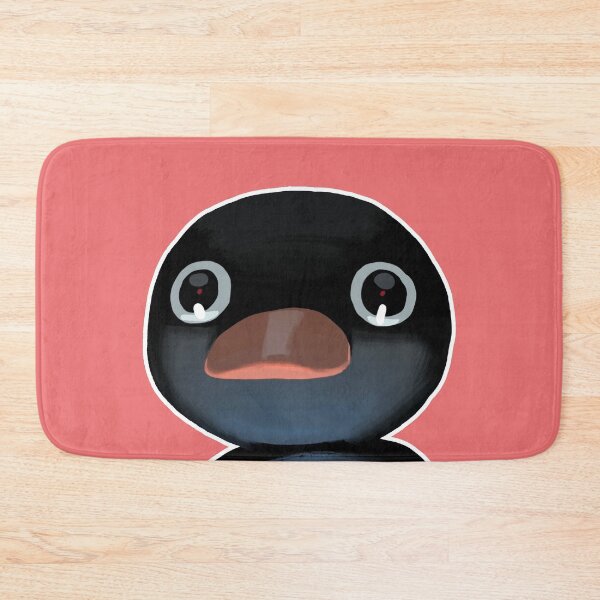 Item preview, Terrified Pingu Meme (Coral Pink BG) designed and sold by FilipeFerreira.