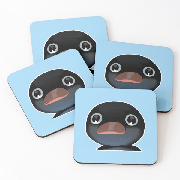 Item preview, Terrified Pingu Meme (Light Blue BG) designed and sold by FilipeFerreira.