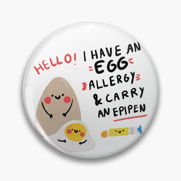 Item preview, Egg Allergy Epipen Awareness designed and sold by Samantha MadeOfAtoms.