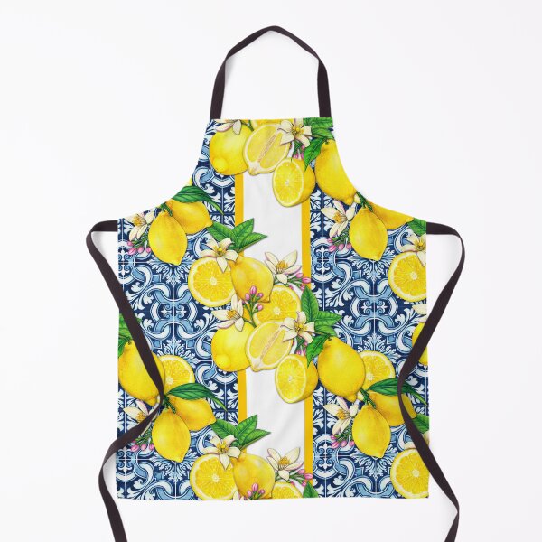 Item preview, Mediterranean Summer Lemons Pattern Design - Mediterranean Tiles designed and sold by antevasinart.