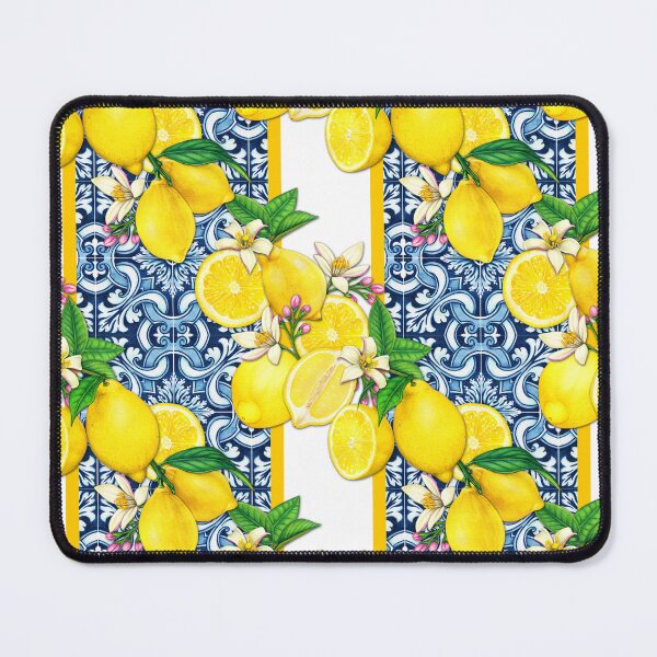 Item preview, Mediterranean Summer Lemons Pattern Design - Mediterranean Tiles designed and sold by antevasinart.