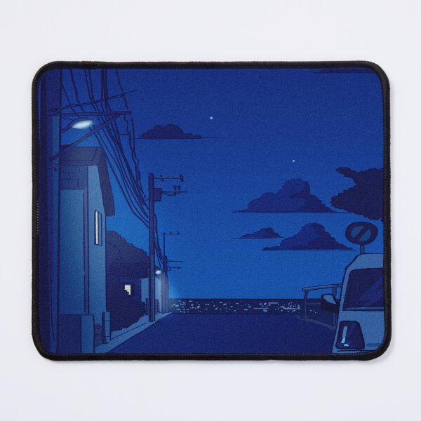 Item preview, Night Time Anime Background designed and sold by PotluckPrints.