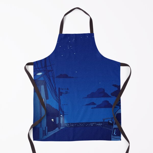 Item preview, Night Time Anime Background designed and sold by PotluckPrints.